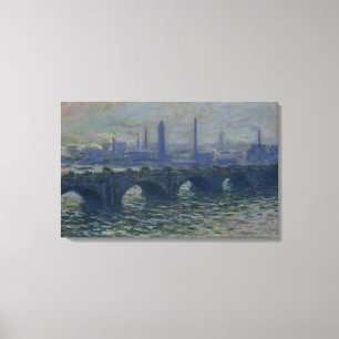 Lienzo Claude Monet el   Waterloo Bridge, 1902