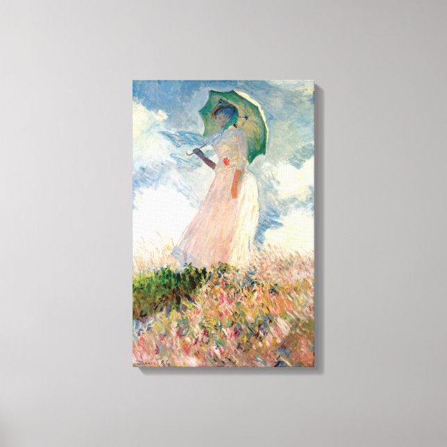 Lienzo Claude Monet – Essai de figure en plein-air – 1886 (Anverso)