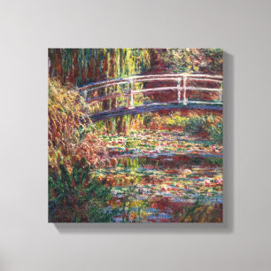 Lienzo Claude Monet - Estanque de nenúfares, Armonía Rosa