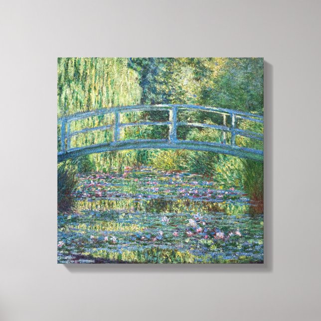 Lienzo Claude Monet - Estanque de nenúfares, Armonía Verd (Anverso)