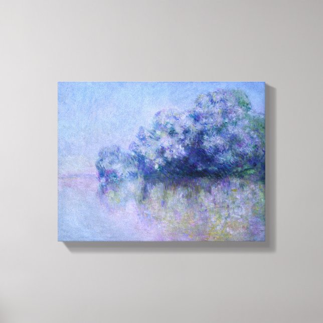 Lienzo Claude Monet Île aux Orties cerca de Vernon (Anverso)
