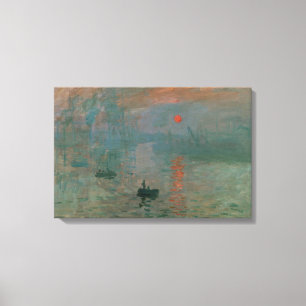 Lienzo Claude Monet - Impresión, amanecer