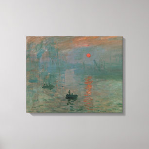 Lienzo Claude Monet - Impresión, amanecer