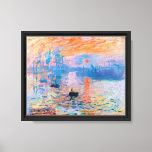 Lienzo Claude Monet Impresión, Amanecer (1872)