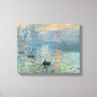 Lienzo Claude Monet Impression Sunrise