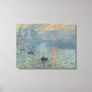 Lienzo Claude Monet Impression Sunrise Soleil Levant