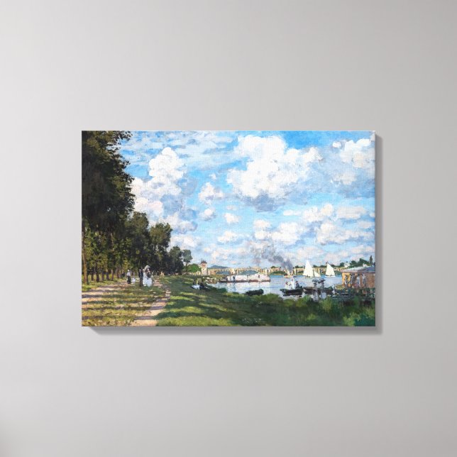 Lienzo Claude Monet - La Cuenca en Argenteuil (Anverso)