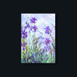 Lienzo Claude Monet - Lilac Irises / Iris Mauves<br><div class="desc">Lilac Irises / Iris Mauves - Claude Monet,  1914-1917</div>