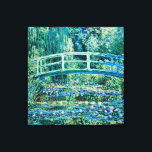 Lienzo Claude Monet - Lilis De Agua Y Puente Japonés<br><div class="desc">Claude Monet - Lilies De Agua Y Puente Japonés (1899)</div>
