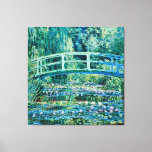 Lienzo Claude Monet - Lilis De Agua Y Puente Japonés<br><div class="desc">Claude Monet - Lilies De Agua Y Puente Japonés (1899)</div>