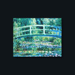 Lienzo Claude Monet - Lilis De Agua Y Puente Japonés<br><div class="desc">Claude Monet - Lilies De Agua Y Puente Japonés (1899)</div>