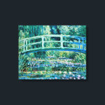 Lienzo Claude Monet - Lilis De Agua Y Puente Japonés<br><div class="desc">Claude Monet - Lilies De Agua Y Puente Japonés (1899)</div>