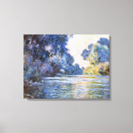 Lienzo Claude Monet, mañana en el Sena de Giverny