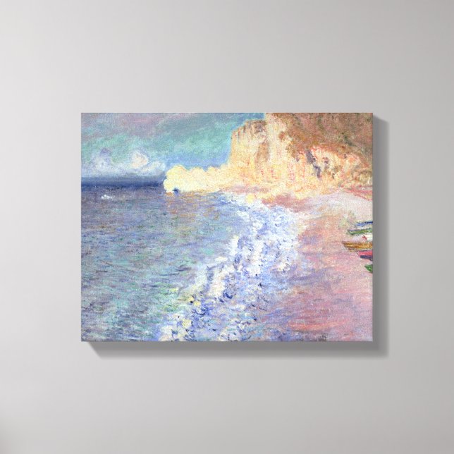Lienzo Claude Monet | Mañana en Etretat (Anverso)