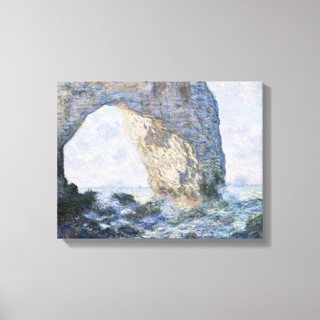 Lienzo Claude Monet | Manneporte Etretat (Anverso)