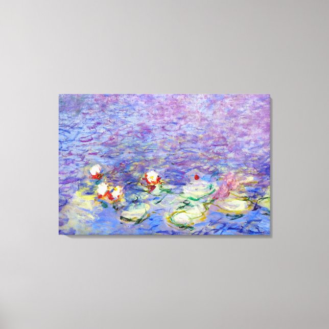 Lienzo Claude Monet - Nenúfares (Anverso)