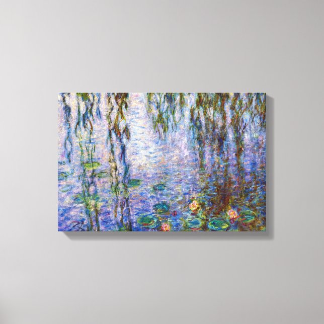 Lienzo Claude Monet - Nenúfares (Anverso)