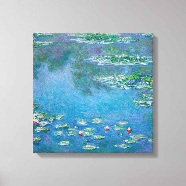 Lienzo Claude Monet - Nenúfares 1906 (Anverso)