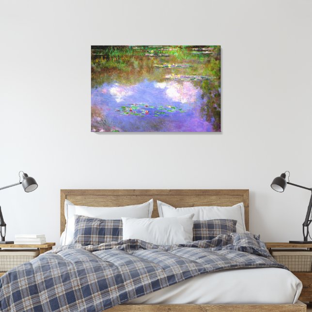 Lienzo Claude Monet - Nenúfares, Las Nubes, (Insitu(Dormitorio))