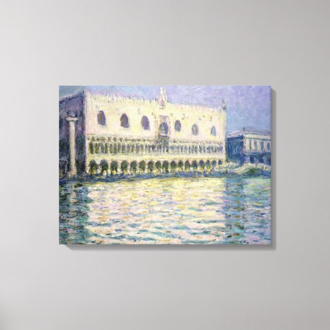 Lienzo Claude Monet | Palacio Ducal, Venecia, 1908 (Anverso)