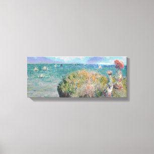 Lienzo Claude Monet: Paseo del acantilado en Pourville