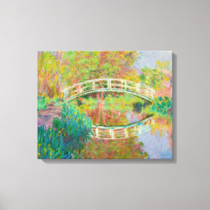Lienzo Claude Monet - Puente Japonés, Giverny