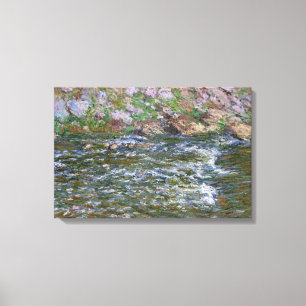Lienzo Claude Monet - Rapids en la Petite Creuse