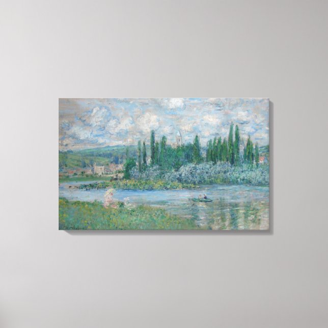Lienzo Claude Monet – Vue de Vétheuil-sur-Seine – 1880 (Anverso)