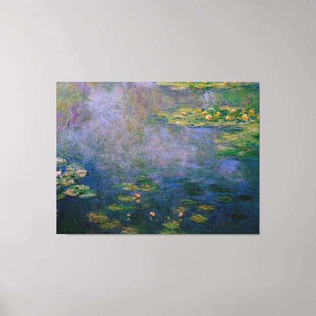 Lienzo Claude Monet - Water Lilies (Anverso)