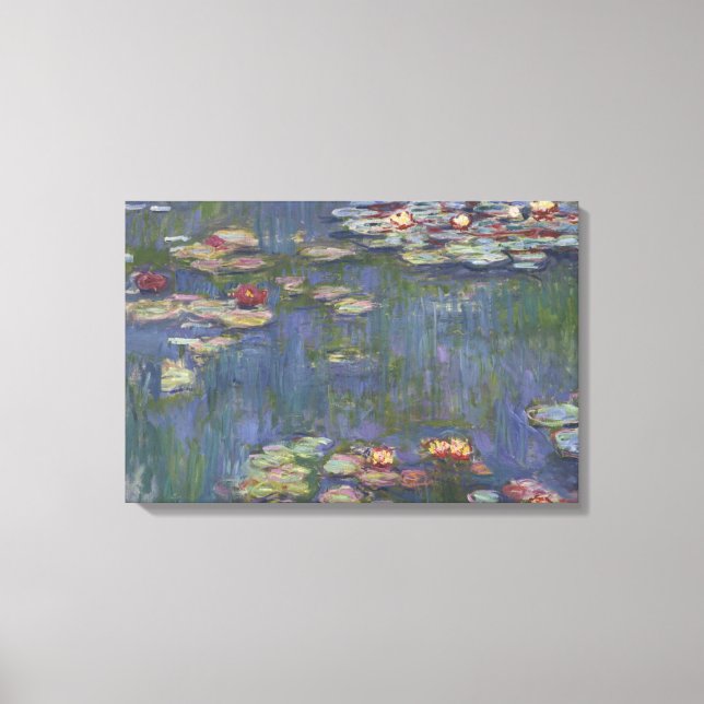 Lienzo Claude Monet - Water Lilies (Anverso)