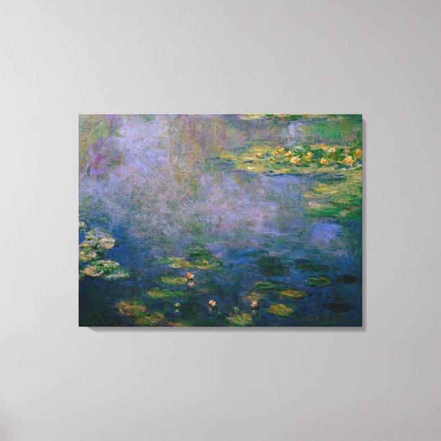Lienzo Claude Monet - Water Lilies (Anverso)