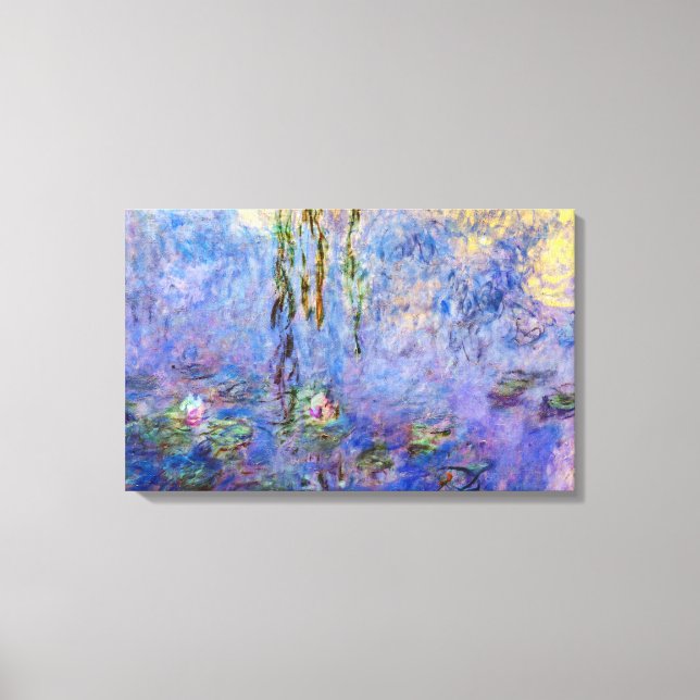Lienzo Claude Monet - Water Lilies (Anverso)