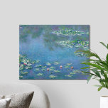 Lienzo Claude Monet Water Lilies<br><div class="desc">Water Lilies pintura artística fina del paisaje natural botánico por Claude Monet</div>