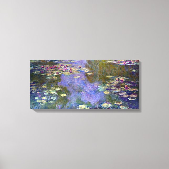 Lienzo Claude Monet Water Lilies (Anverso)