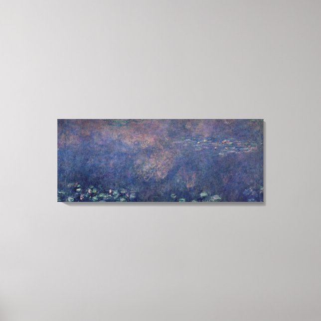 Lienzo Claude Monet | Waterlilies: Centro de Willows para (Anverso)