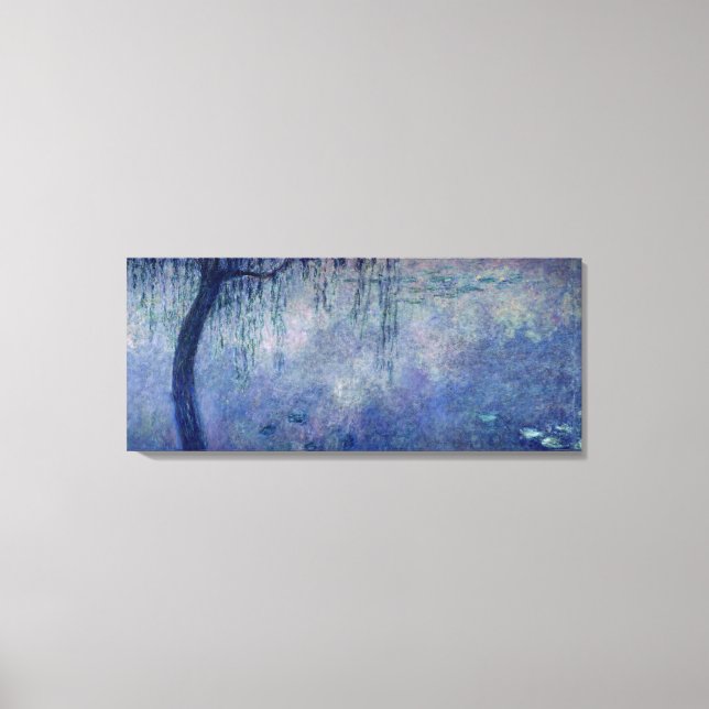 Lienzo Claude Monet | Waterlilies: Se van llorando los Wi (Anverso)