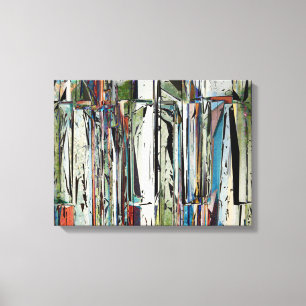 Lienzo Claves de piano abstractas