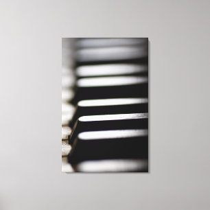 Lienzo Claves de piano antiguas