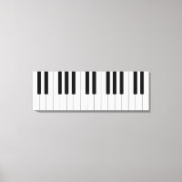 Claves de piano clásicas en blanco y negro