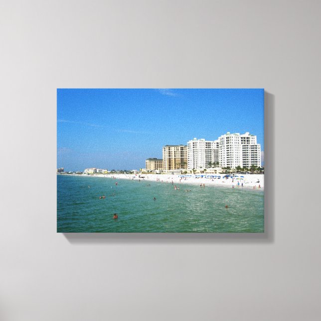 Lienzo Clearwater Beach, Florida (Anverso)