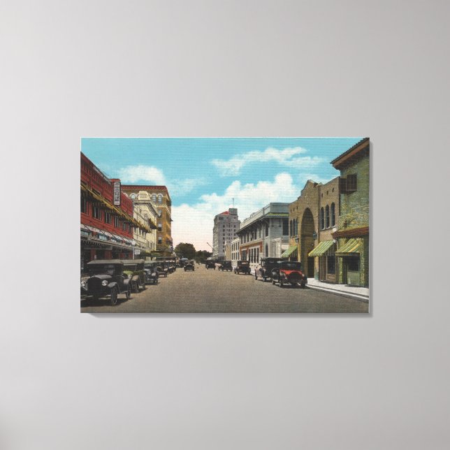 Lienzo Clearwater, Florida - South View of Ft. Harrison (Anverso)