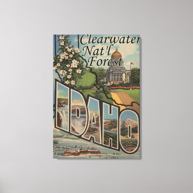 Lienzo Clearwater Nat'l Forest, Idaho (Anverso)