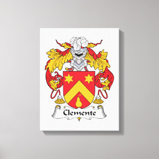 Lienzo Clemente Family Crest