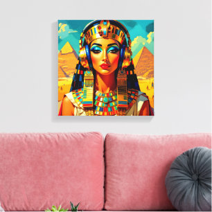 LIENZO CLEOPATRA REINA DEL NILO