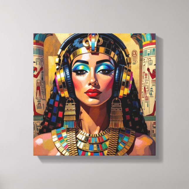LIENZO CLEOPATRA REINA DEL NILO 4 (Anverso)