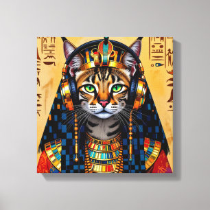 LIENZO CLEOPATRA REINA DEL NILO-SERVAL CAT 2