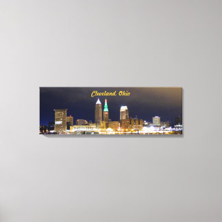 Lienzo Cleveland, Ohio Million Dollar View Wrapvas Canvas