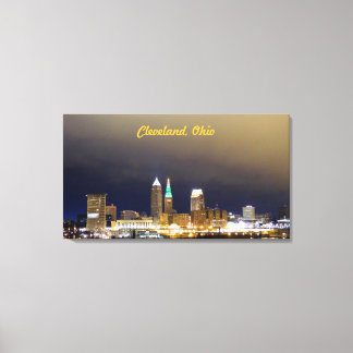 Lienzo Cleveland, vista del millón de dólares de Ohio