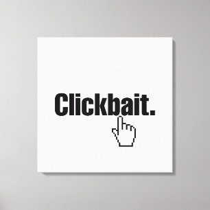 Lienzo Clickbait.