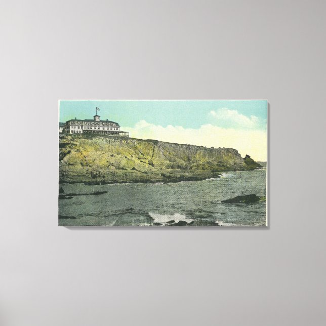 Lienzo Cliff Head Cliff y exterior de Cliff House # (Anverso)
